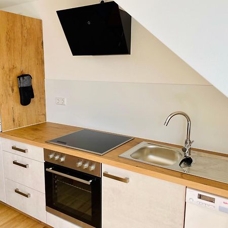 Stadtoase: Spacious Apartments with Balcony for Contractors Frankenberg Exterior photo